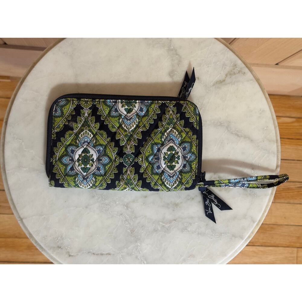 Vera Bradley | Cambridge Pattern Quilted Wristlet Wallet